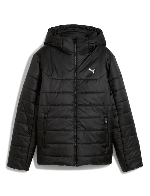Puma Essential Hooded Padded Jacket, Black product photo View 04 L