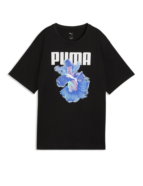 Puma Graphics Relaxed Flower Tee, Black product photo