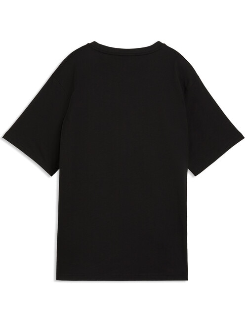 Puma Graphics Relaxed Flower Tee, Black product photo View 02 L