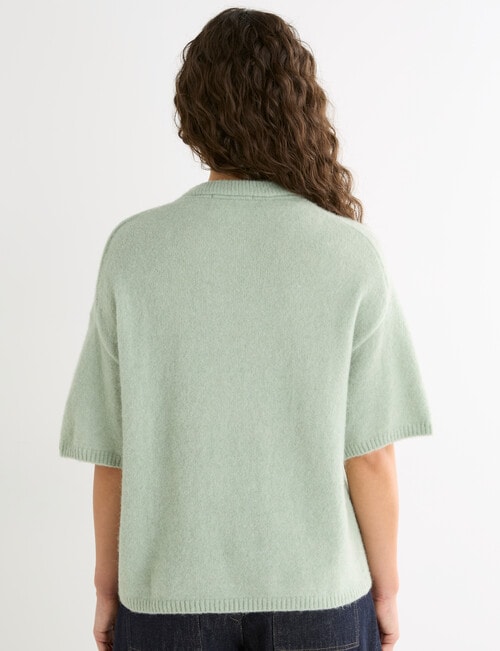 Mineral Boxy Oversized Alpaca Tee, Spout product photo View 02 L