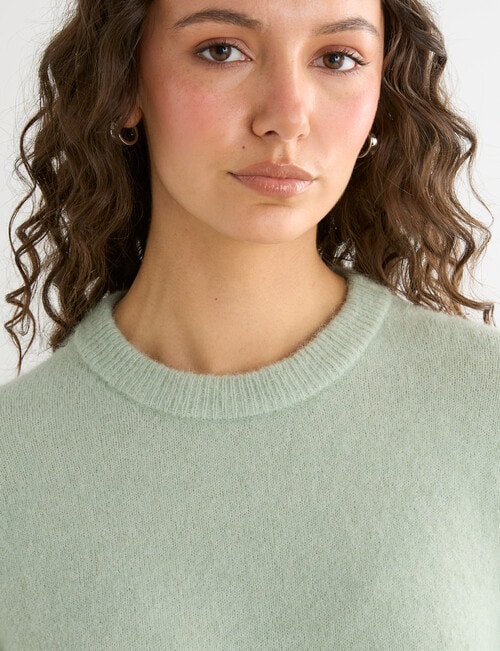 Mineral Boxy Oversized Alpaca Tee, Spout product photo View 05 L