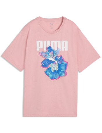 Puma Graphics Relaxed Flower Tee, Rosy Outlook product photo