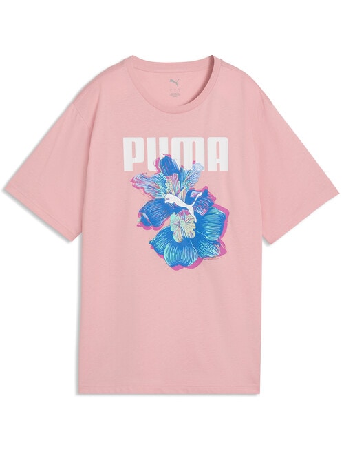 Puma Graphics Relaxed Flower Tee, Rosy Outlook product photo
