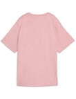 Puma Graphics Relaxed Flower Tee, Rosy Outlook product photo View 02 S