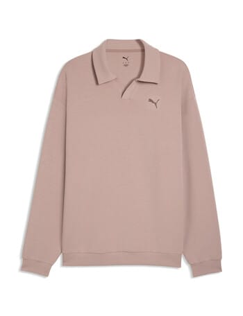 Puma Unisex Cloudspun Polo Shirt, Sandstone Heather product photo