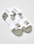 Jockey Woman Cool Active Low-Cut Socks, 2-Pack, White, 3-11 product photo