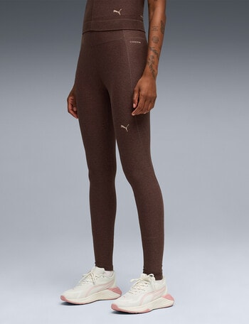 Puma Cloudspun Full Length Tight, Chocolate Brown Heather product photo