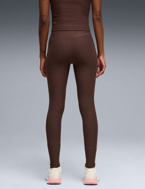 Puma Cloudspun Full Length Tight, Chocolate Brown Heather product photo View 02 L