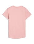Puma Essential Heather Tee, Rosy Outlook Heather product photo View 02 S