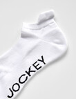 Jockey Woman Low Cut Heritage Heel tab Socks, 2-Pack, White, 3-11 product photo View 05 S