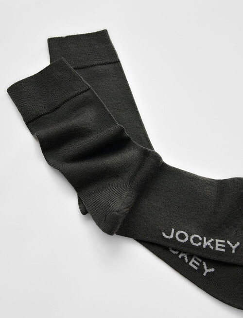Jockey Woman Ultimate Wool Blend Crew Sock, Black, 3-11 product photo View 03 L