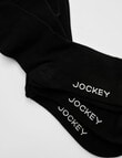 Jockey Woman Everyday Crew Socks, 3-Pack, Black, 3-11 product photo View 02 S