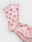 Jockey Woman Premium Fashion Crew Sock, Sweetbow Mauve, 3-8 product photo View 03 S