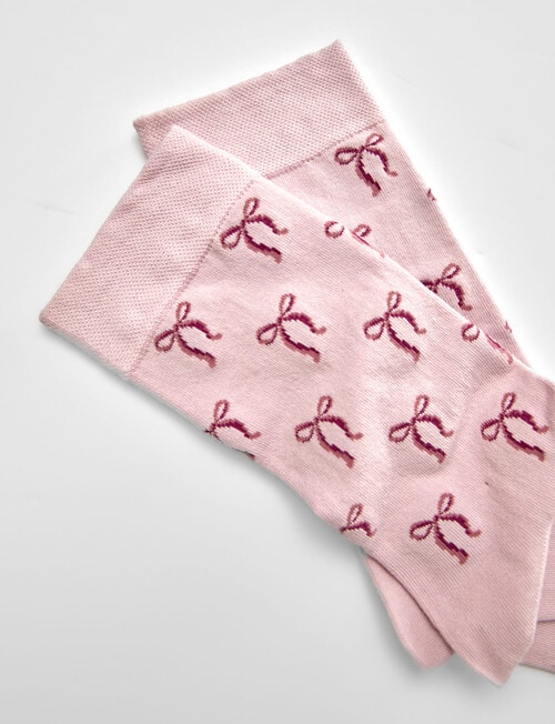 Jockey Woman Premium Fashion Crew Sock, Sweetbow Mauve, 3-8 product photo View 04 L