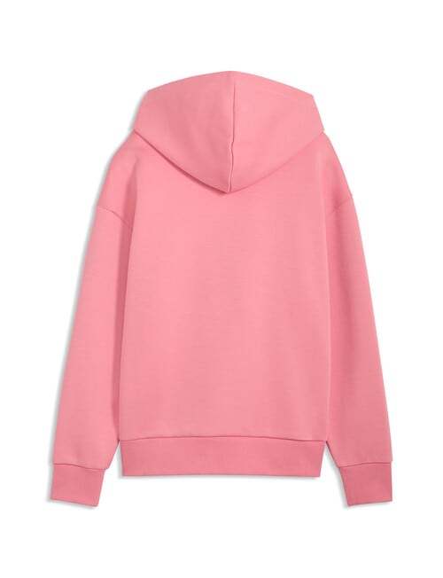 Puma Essential Elevated Relaxed Logo Hoodie, Wild Pink product photo View 05 L