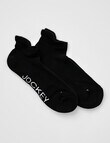 Jockey Woman Low Cut Heritage Heel tab Socks, 2-Pack, Black, 3-11 product photo