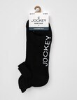 Jockey Woman Low Cut Heritage Heel tab Socks, 2-Pack, Black, 3-11 product photo View 02 S