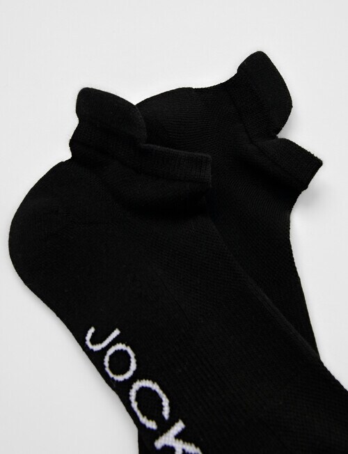 Jockey Woman Low Cut Heritage Heel tab Socks, 2-Pack, Black, 3-11 product photo View 03 L
