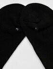 Jockey Woman Low Cut Heritage Heel tab Socks, 2-Pack, Black, 3-11 product photo View 04 S