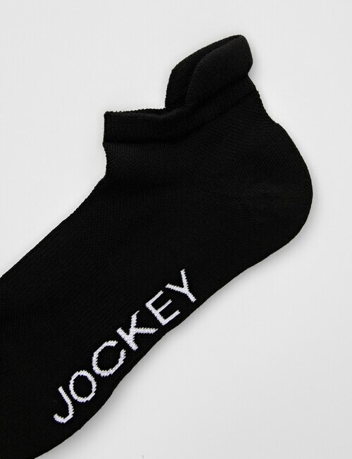Jockey Woman Low Cut Heritage Heel tab Socks, 2-Pack, Black, 3-11 product photo View 05 L