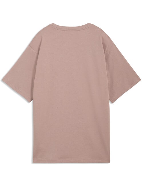 Puma Graphics Relaxed Varsity Tee, Sandstone product photo View 02 L