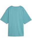Puma Essential Relaxed Tee, Baltic Sea Blue product photo View 05 S