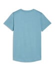 Puma Essential Heather Tee, Baltic Sea Blue Heather product photo View 02 S