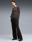 Puma Essential Cat Comfort Wide Leg Pants, Black product photo View 03 S