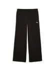 Puma Essential Cat Comfort Wide Leg Pants, Black product photo View 04 S