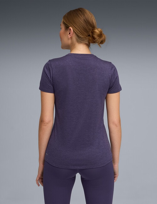 Puma Essential Heather Tee, Deep Plum Heather product photo View 02 L