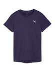 Puma Essential Heather Tee, Deep Plum Heather product photo View 04 S