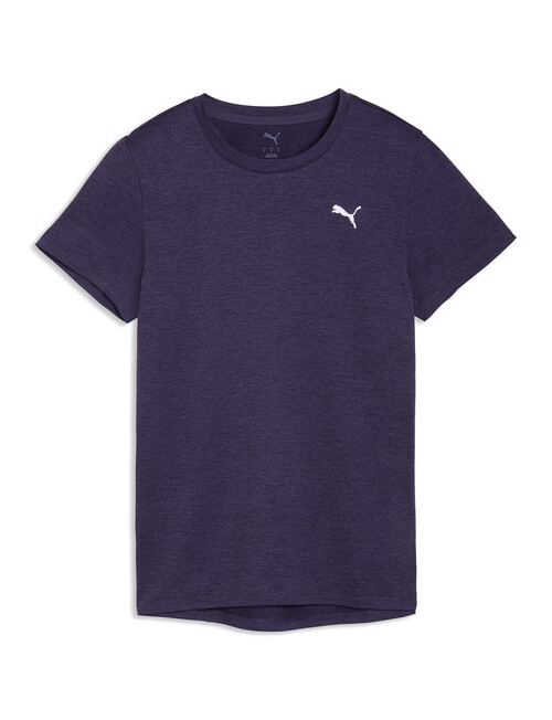 Puma Essential Heather Tee, Deep Plum Heather product photo View 04 L