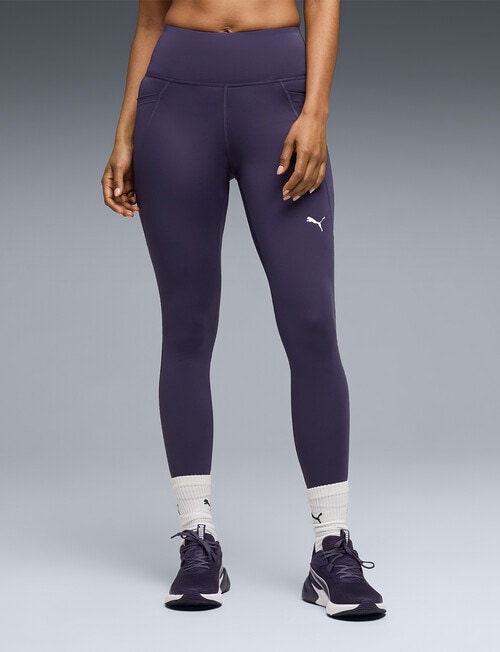 Puma Essential High Waisted 7/8 Tight, Deep Plum product photo