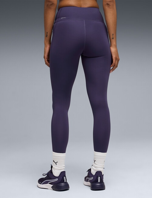 Puma Essential High Waisted 7/8 Tight, Deep Plum product photo View 02 L