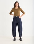 Mineral Stevie Relaxed Barrel Jean, Dark Denim product photo