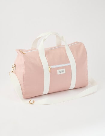 Zest Canvas Duffle Bag, Dusty Pink product photo
