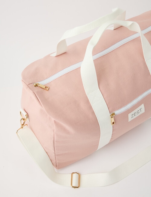 Zest Canvas Duffle Bag, Dusty Pink product photo View 02 L