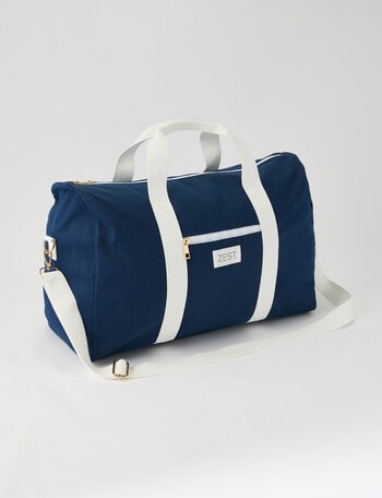Zest Canvas Duffle Bag, Navy product photo