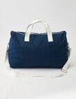 Zest Canvas Duffle Bag, Navy product photo View 03 S