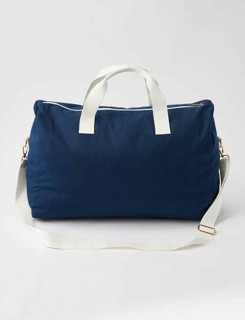 Zest Canvas Duffle Bag, Navy product photo View 03 L