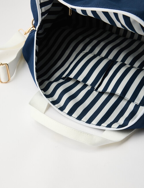 Zest Canvas Duffle Bag, Navy product photo View 05 L