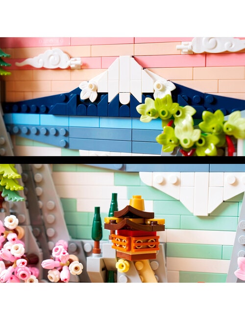 LEGO Art Japanese Cherry Blossom Landscape, 31218 product photo View 10 L