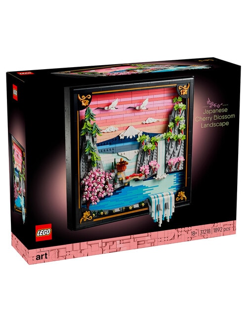 LEGO Art Japanese Cherry Blossom Landscape, 31218 product photo View 12 L