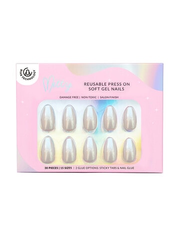 Mitty Press On Nails, Silk & Smoke product photo