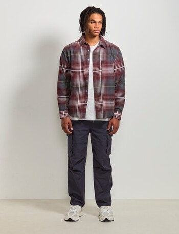 AIR SPACE Relaxed Cargo Pant, Navy product photo