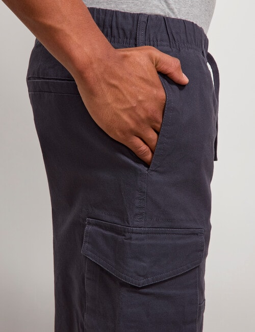 AIR SPACE Relaxed Cargo Pant, Navy product photo View 04 L