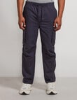 AIR SPACE Relaxed Cargo Pant, Navy product photo View 05 S