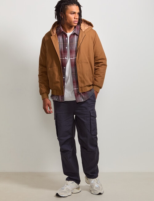 AIR SPACE Relaxed Cargo Pant, Navy product photo View 06 L