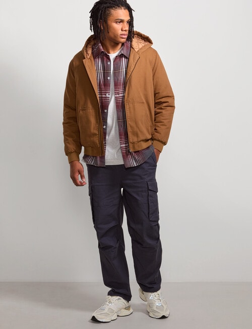 AIR SPACE Relaxed Cargo Pant, Navy product photo View 06 L