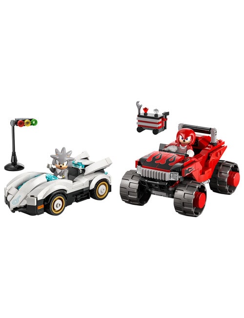 LEGO Sonic Silver's Car vs. Knuckles' Monster Truck, 77118 product photo View 02 L